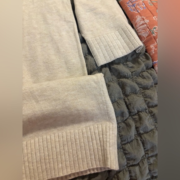 NWT Loft Women’s Rib Trim Collared Mini Sweater Dress Size Large Petite - Picture 4 of 6